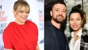 Elizabeth Banks Joins The Better Sister Costar Jessica Biel at Justin Timberlake's N.Y.C. Show Following Arrest
