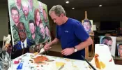 George W. Bush’s Original Paintings Are Making Their Disney Theme Park Debut