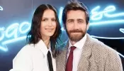 Jake Gyllenhaal and Girlfriend Jeanne Cadieu Twin in Ties for Date Night at Road House U.K. Screening