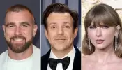 Jason Sudeikis Asks Travis Kelce When He's 'Going to Make an Honest Woman' of Taylor Swift During Big Slick Skit