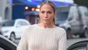 Jennifer Lopez Steps Out Solo for Dinner at Giorgio Baldi in Los Angeles